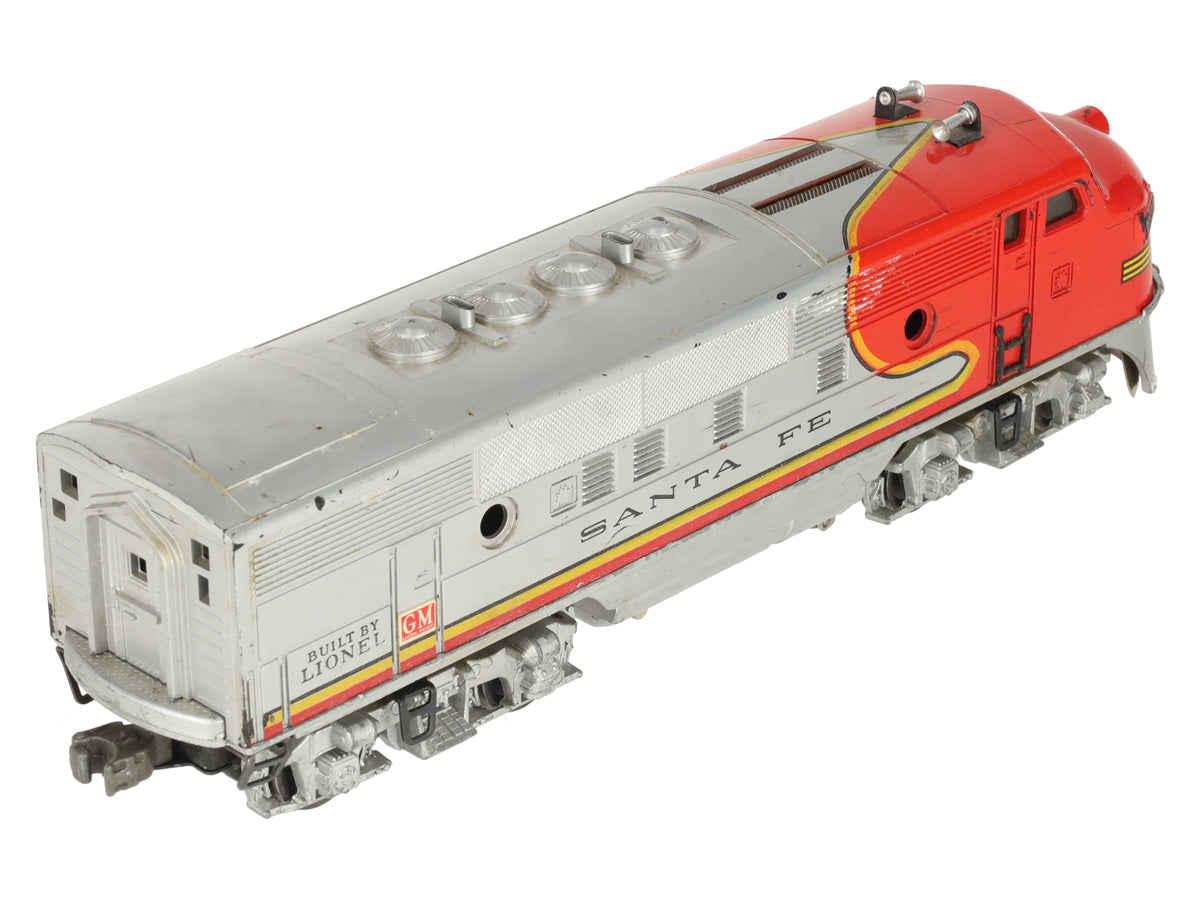 Lionel 2333 Vintage O Gauge Santa Fe F3 Powered A Diesel Locomotive VG