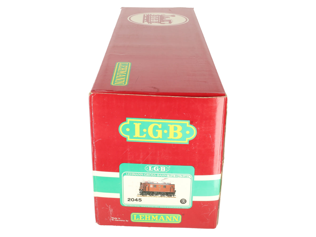 LGB 2045 G Scale RhB Electric Locomotive #205 VG/Box