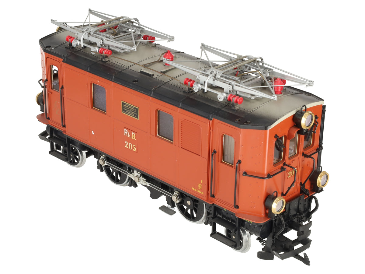 LGB 2045 G Scale RhB Electric Locomotive #205 VG/Box