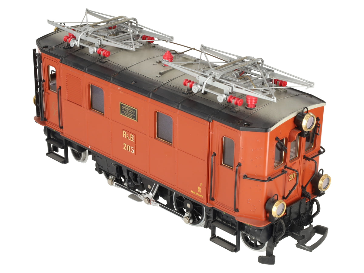 LGB 2045 G Scale RhB Electric Locomotive #205 VG/Box