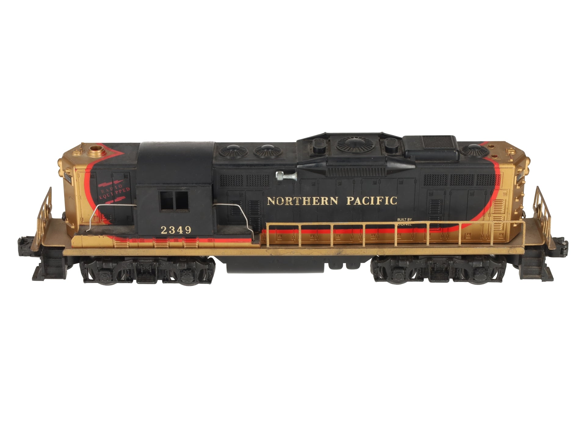 Lionel 2349 Vintage O Northern Pacific GP-9 Diesel Locomotive VG