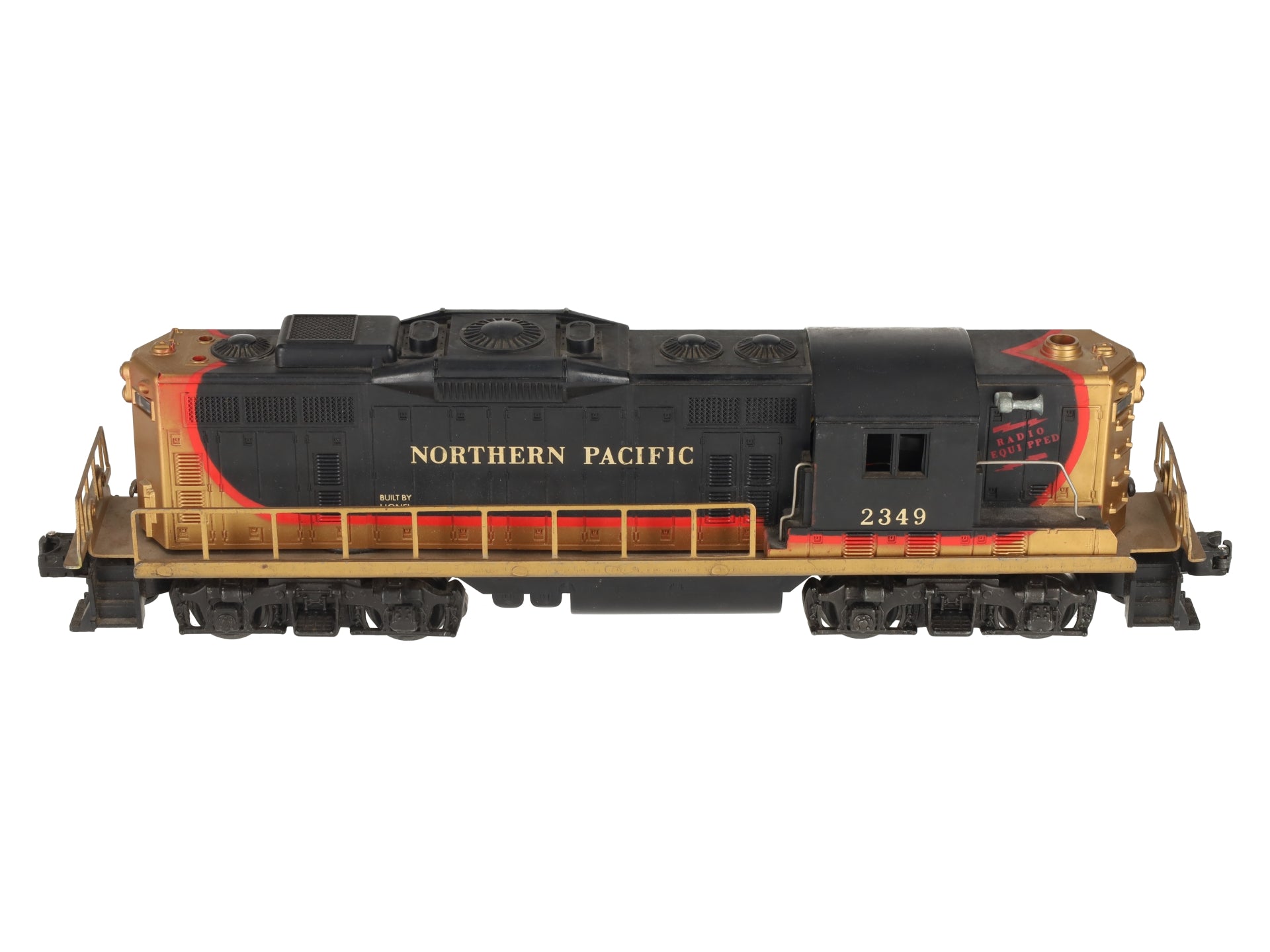 Lionel 2349 Vintage O Northern Pacific GP-9 Diesel Locomotive VG