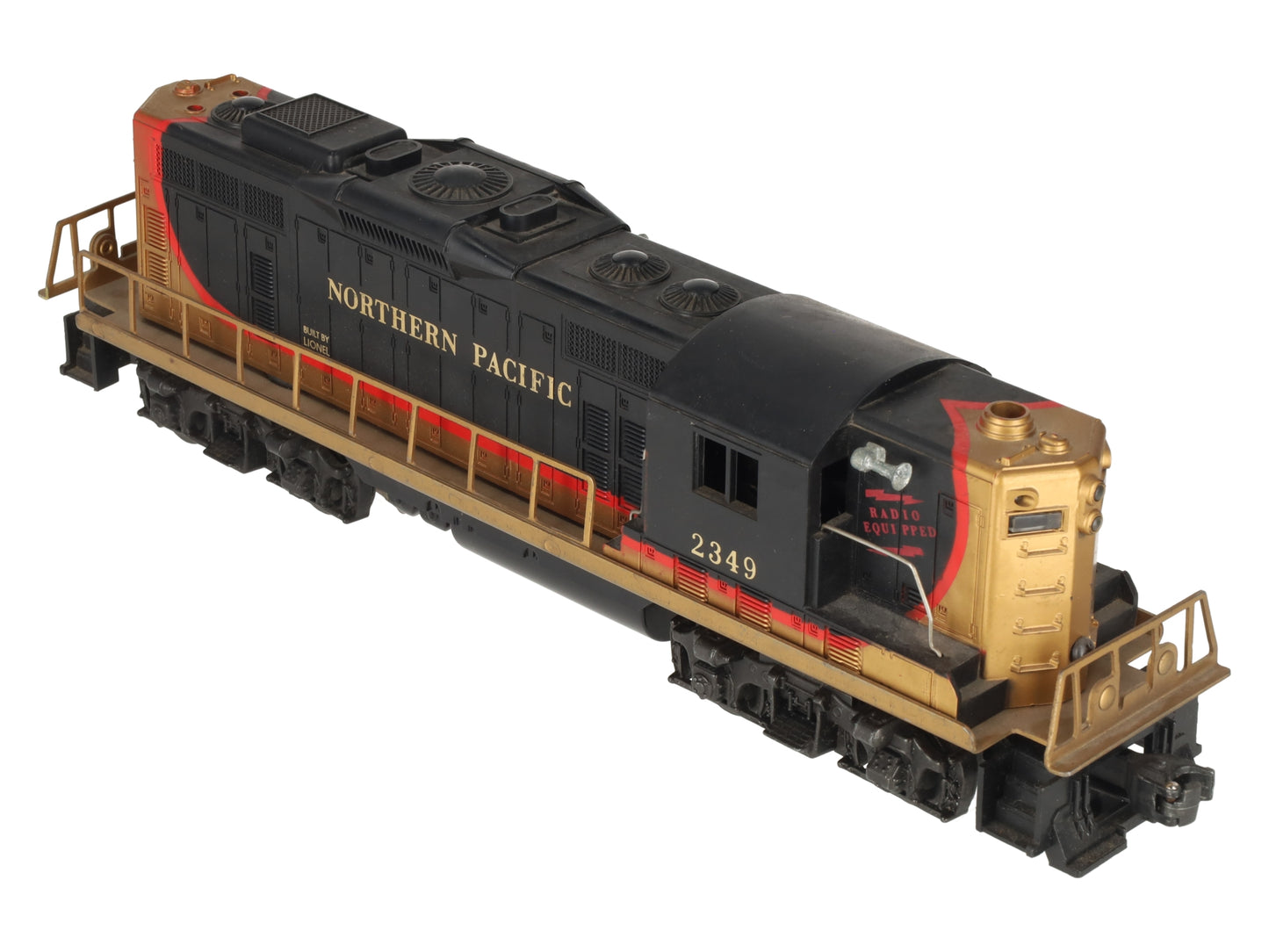 Lionel 2349 Vintage O Northern Pacific GP-9 Diesel Locomotive VG