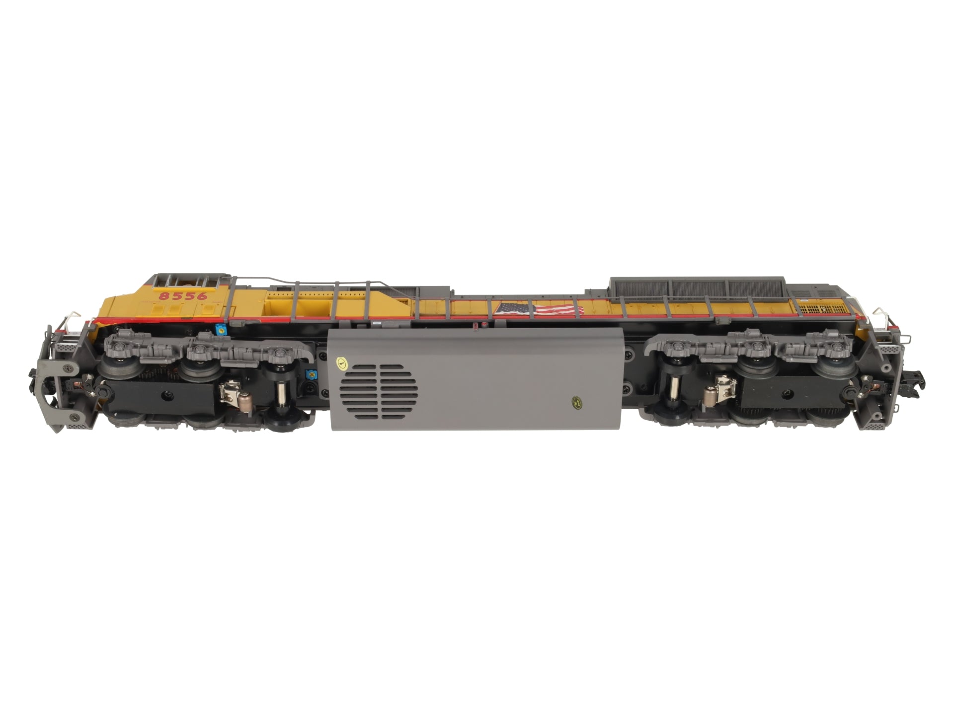 MTH 20-2503-1 Union Pacific SD90MAC Diesel Engine w/US Flag w/PS 2.0 #8556 EX/Box