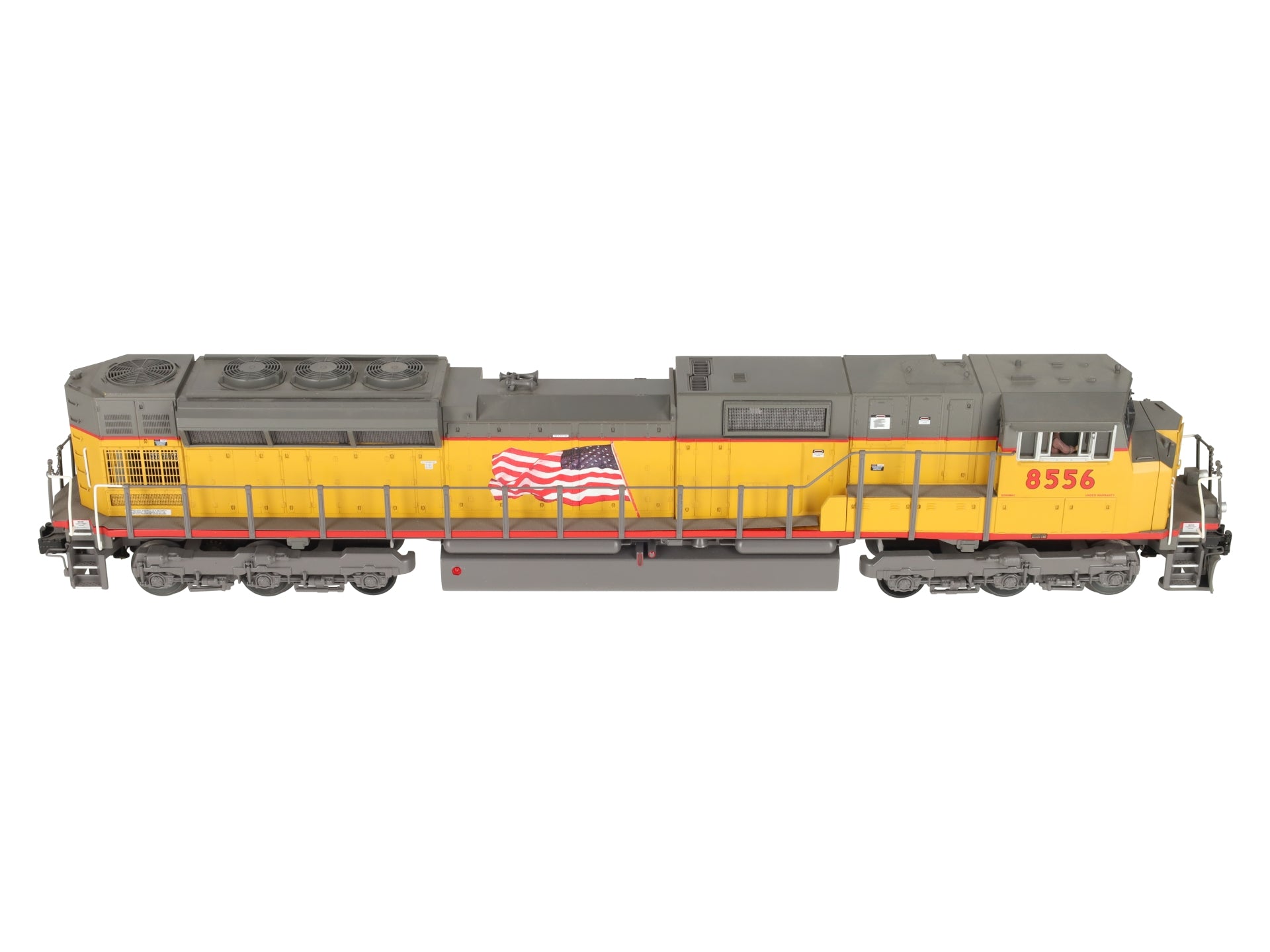 MTH 20-2503-1 Union Pacific SD90MAC Diesel Engine w/US Flag w/PS 2.0 #8556 EX/Box