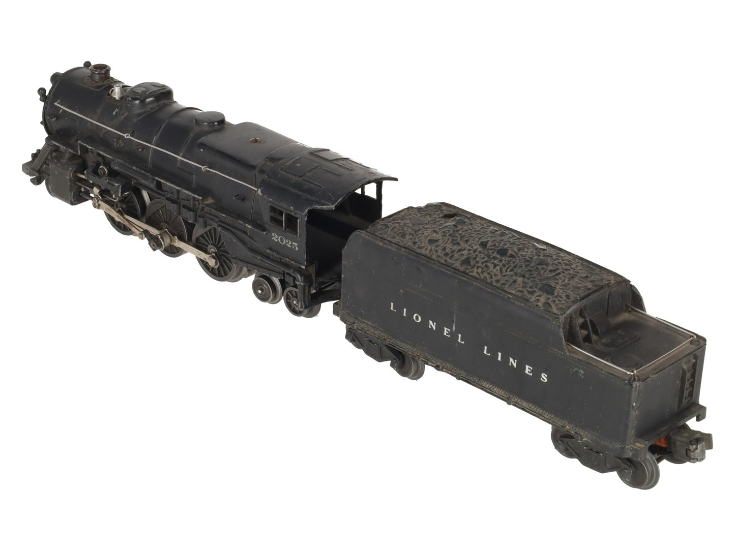 Lionel 2025 Vintage O 2-6-2 Diecast Steam Locomotive with 2466WX Tender VG