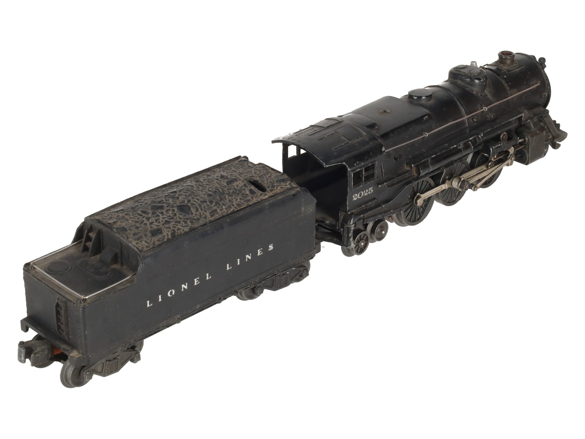 Lionel 2025 Vintage O 2-6-2 Diecast Steam Locomotive with 2466WX Tender VG