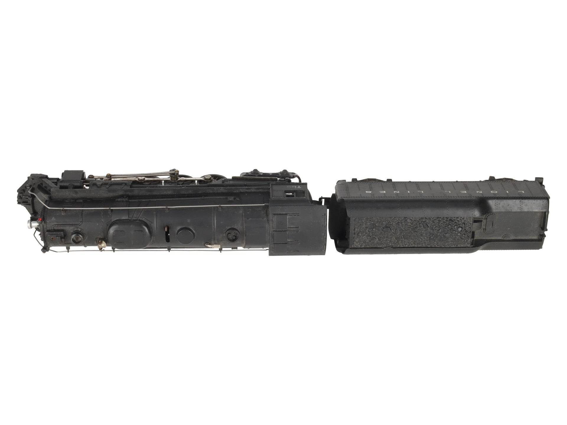 Lionel 736 Vintage O 2-8-4 Lionel Lines Steam Locomotive with 2046W Tender VG