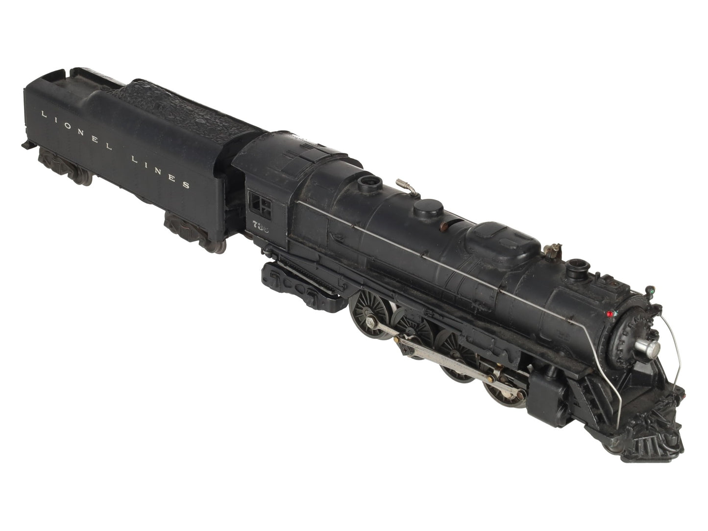 Lionel 736 Vintage O 2-8-4 Lionel Lines Steam Locomotive with 2046W Tender VG