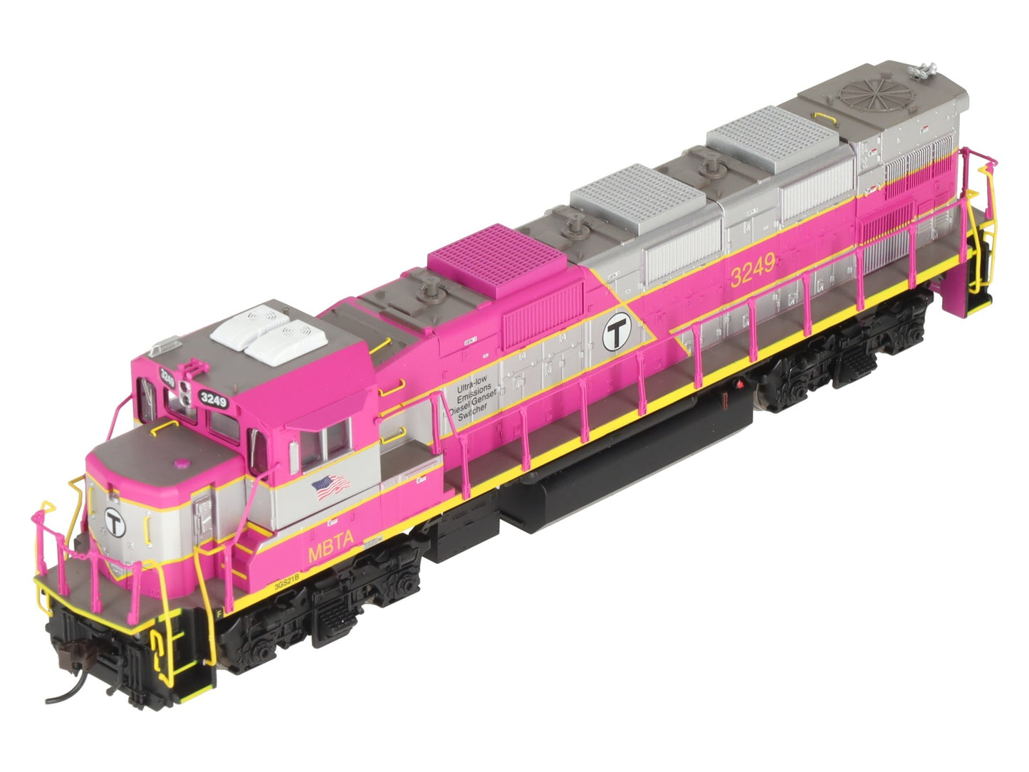 Atlas 10002744 HO Scale MBTA+ NRE Genset II Diesel Locomotive Sound/DCC #3249 LN/Box