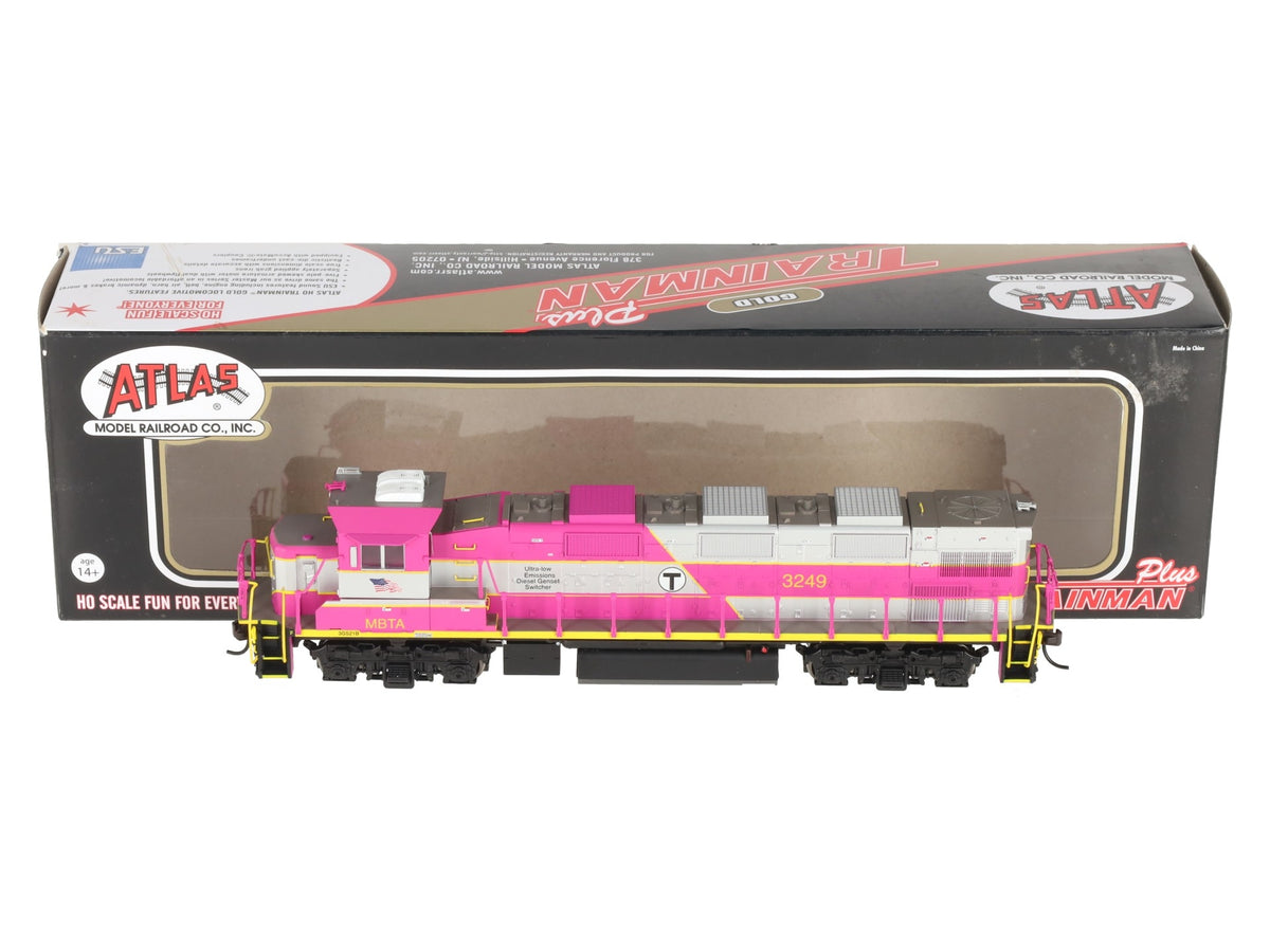 Atlas 10002744 HO Scale MBTA+ NRE Genset II Diesel Locomotive Sound/DCC #3249