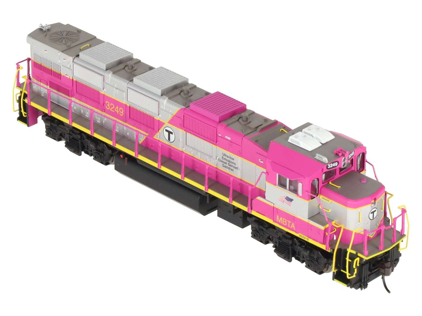 Atlas 10002744 HO Scale MBTA+ NRE Genset II Diesel Locomotive Sound/DCC #3249 LN/Box