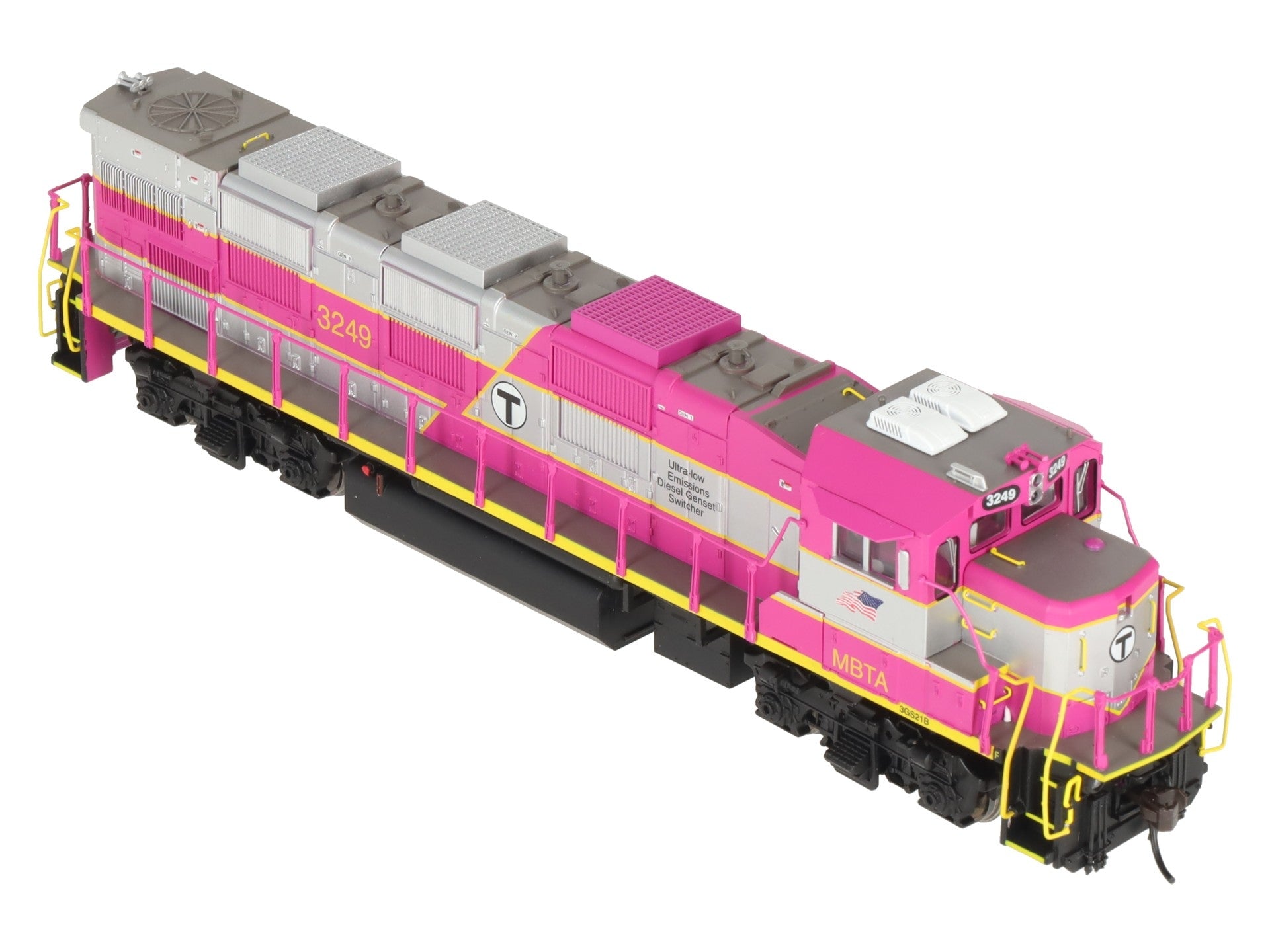 Atlas 10002744 HO Scale MBTA+ NRE Genset II Diesel Locomotive Sound/DCC #3249 LN/Box