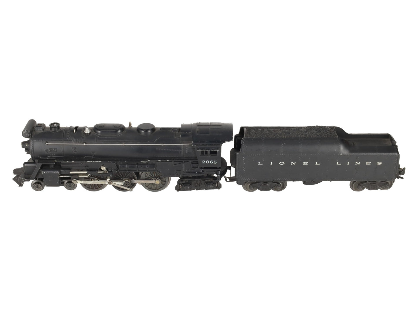 Lionel 2065 Vintage O 4-6-4 Small Hudson Steam Locomotive & 2046W Tender VG