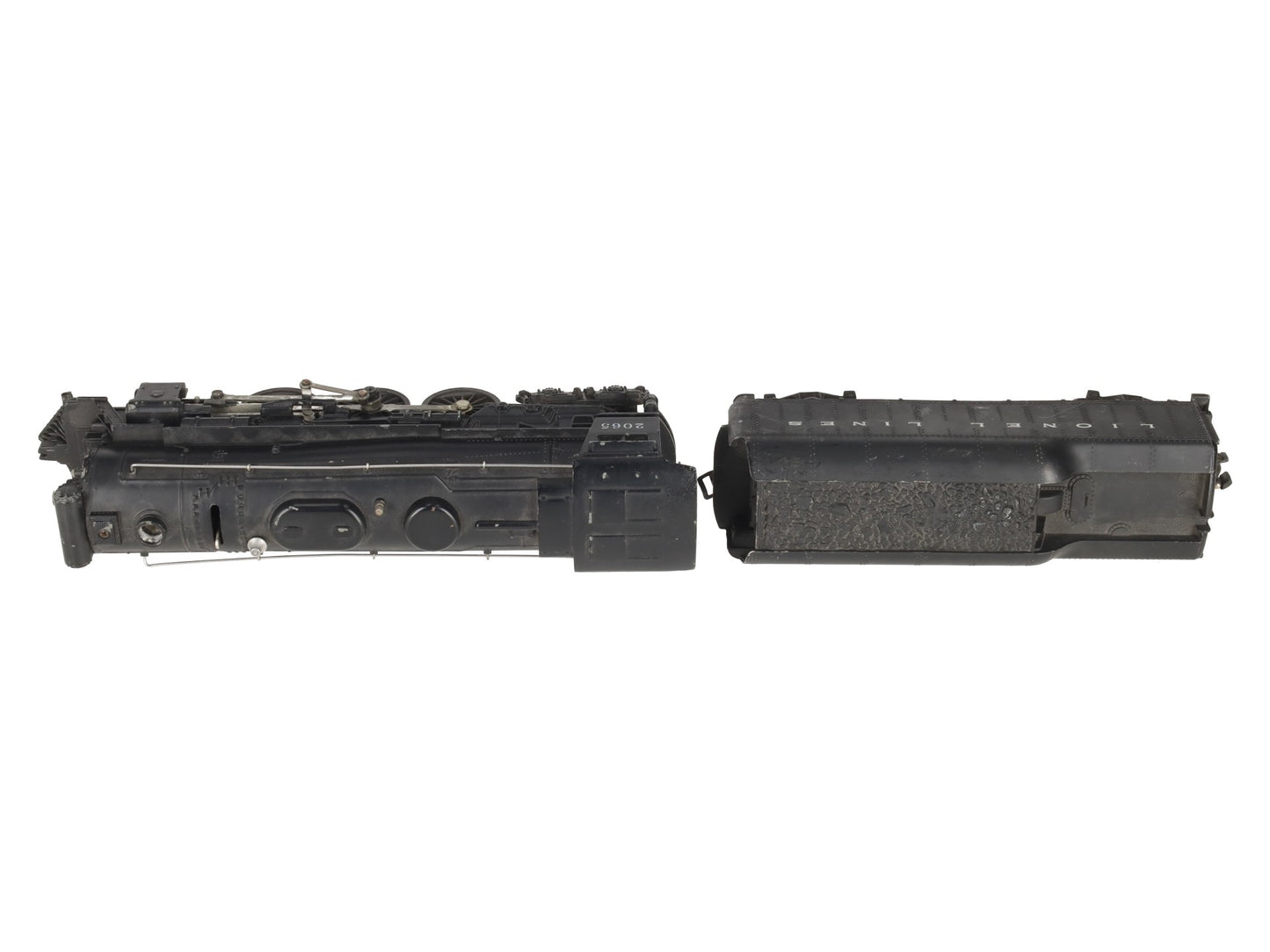 Lionel 2065 Vintage O 4-6-4 Small Hudson Steam Locomotive & 2046W Tender VG