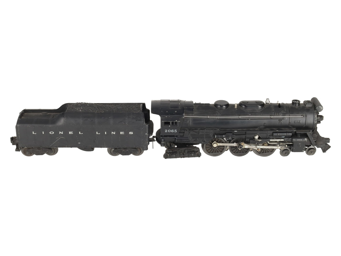 Lionel 2065 Vintage O 4-6-4 Small Hudson Steam Locomotive & 2046W Tender VG