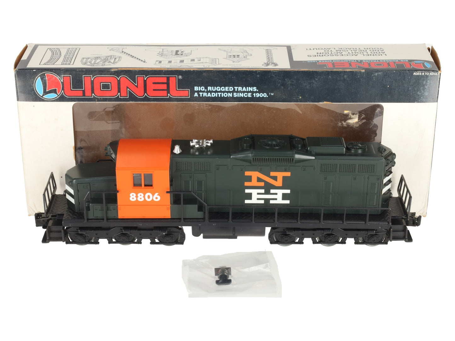 Lionel 6-18806 O Gauge New Haven SD-18 Powered Diesel Locomotive #8806 VG/Box