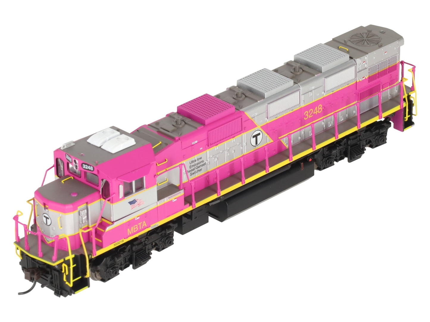 Atlas 10002743 HO Scale MBTA+ NRE Genset II Diesel Locomotive Sound/DCC #3248 EX/Box