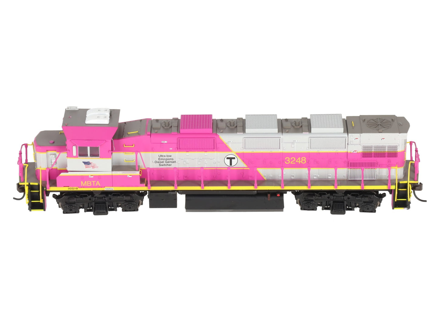 Atlas 10002743 HO Scale MBTA+ NRE Genset II Diesel Locomotive Sound/DCC #3248 EX/Box