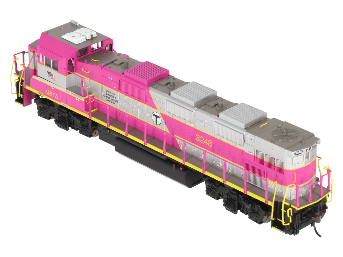 Atlas 10002743 HO Scale MBTA+ NRE Genset II Diesel Locomotive Sound/DCC #3248 EX/Box