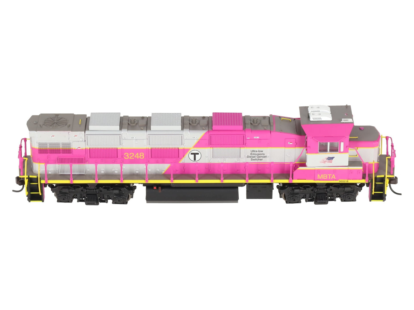 Atlas 10002743 HO Scale MBTA+ NRE Genset II Diesel Locomotive Sound/DCC #3248 EX/Box