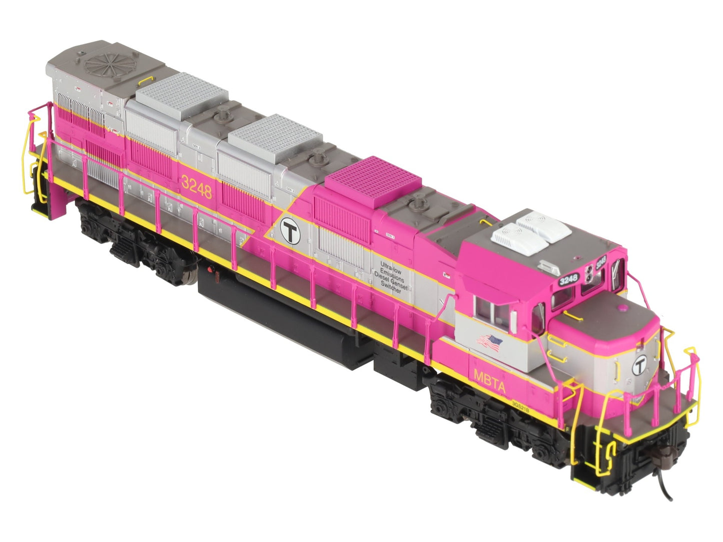 Atlas 10002743 HO Scale MBTA+ NRE Genset II Diesel Locomotive Sound/DCC #3248 EX/Box