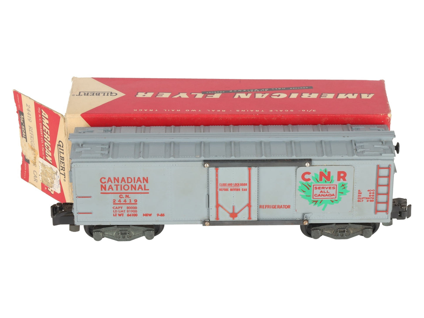 American Flyer 24419 Vintage S Canadian National Reefer VG/Box