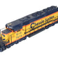 Weaver 7614 O Chessie SD-40-2 Powered Diesel Locomotive #7614 EX/Box