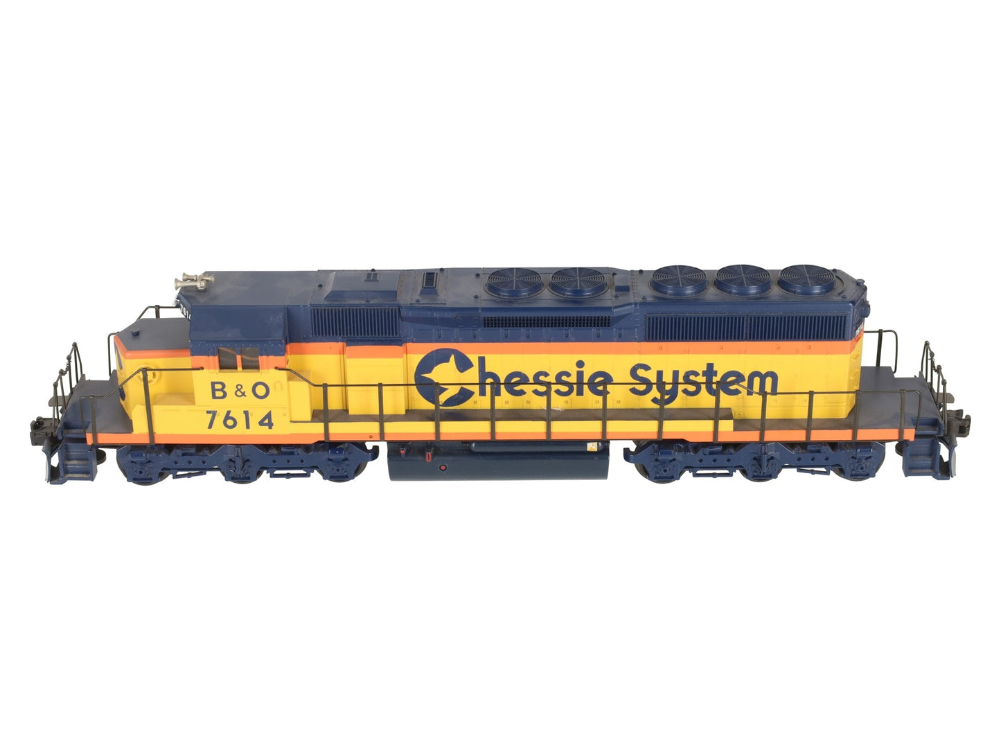 Weaver 7614 O Chessie SD-40-2 Powered Diesel Locomotive #7614 EX/Box