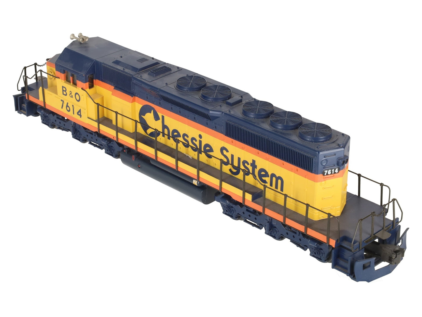 Weaver 7614 O Chessie SD-40-2 Powered Diesel Locomotive #7614 EX/Box