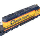 Weaver 7614 O Chessie SD-40-2 Powered Diesel Locomotive #7614 EX/Box