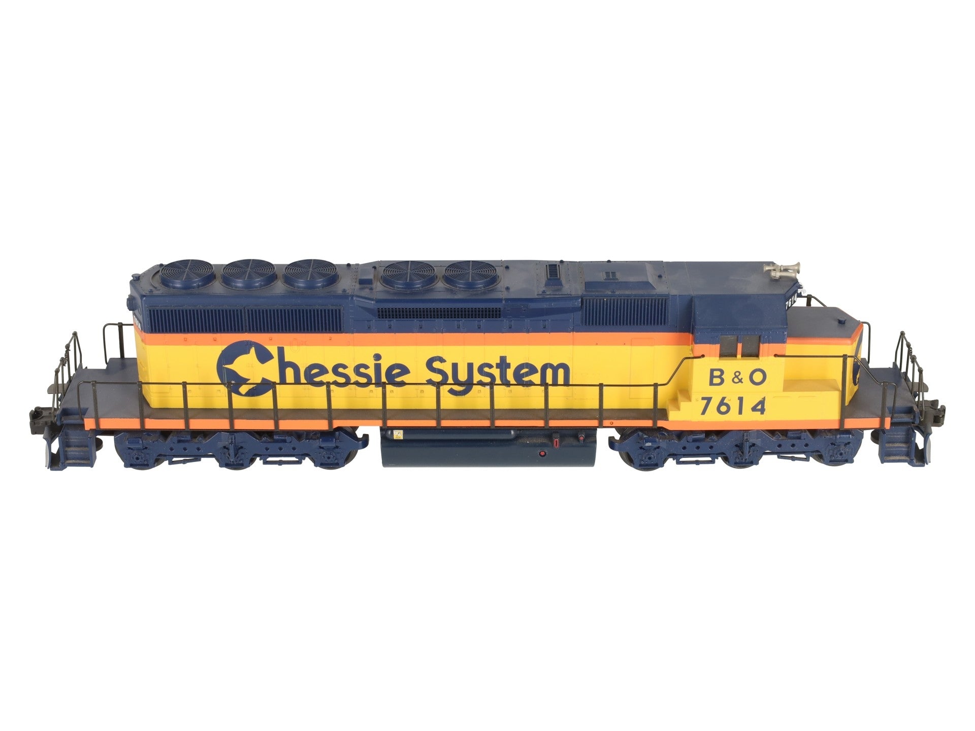 Weaver 7614 O Chessie SD-40-2 Powered Diesel Locomotive #7614 EX/Box