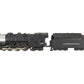 K-Line K3238-1152S Lackawanna Steam Locomotive & Tender #1152 w/ Real Sounds VG/Box
