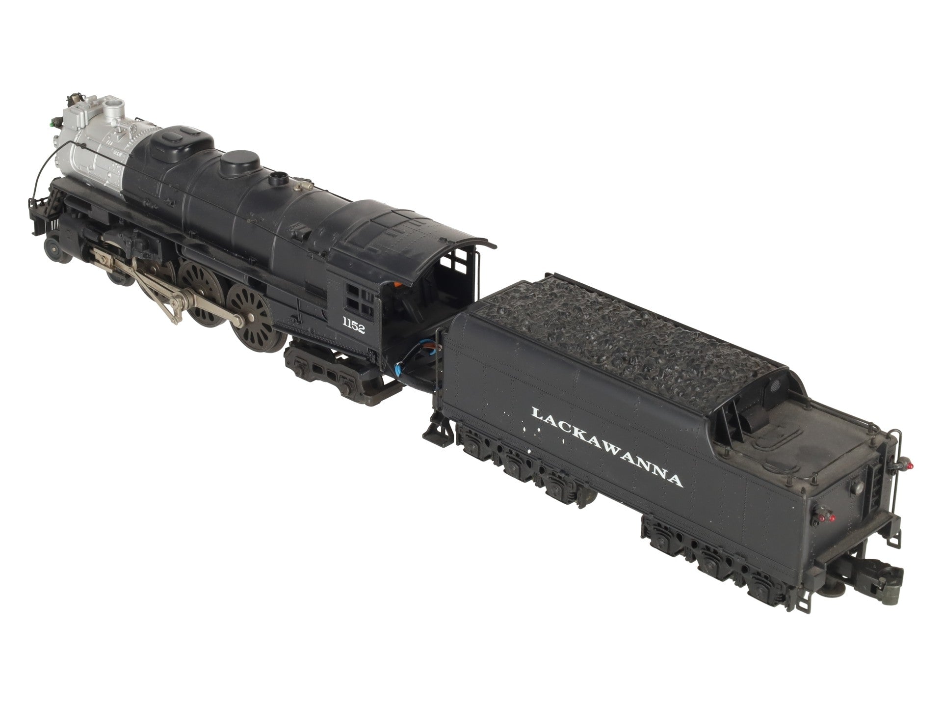K-Line K3238-1152S Lackawanna Steam Locomotive & Tender #1152 w/ Real Sounds VG/Box
