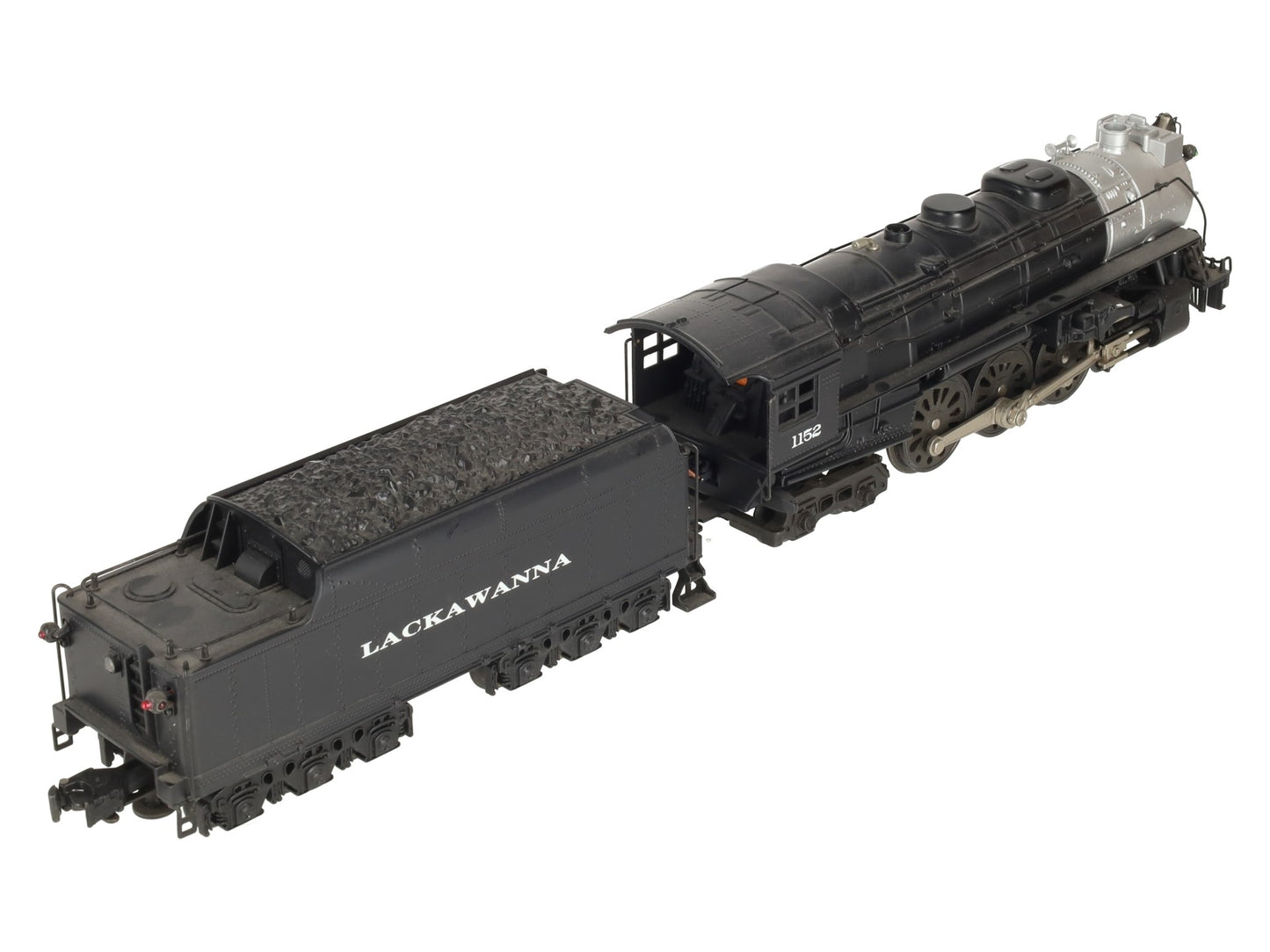 K-Line K3238-1152S Lackawanna Steam Locomotive & Tender #1152 w/ Real Sounds VG/Box