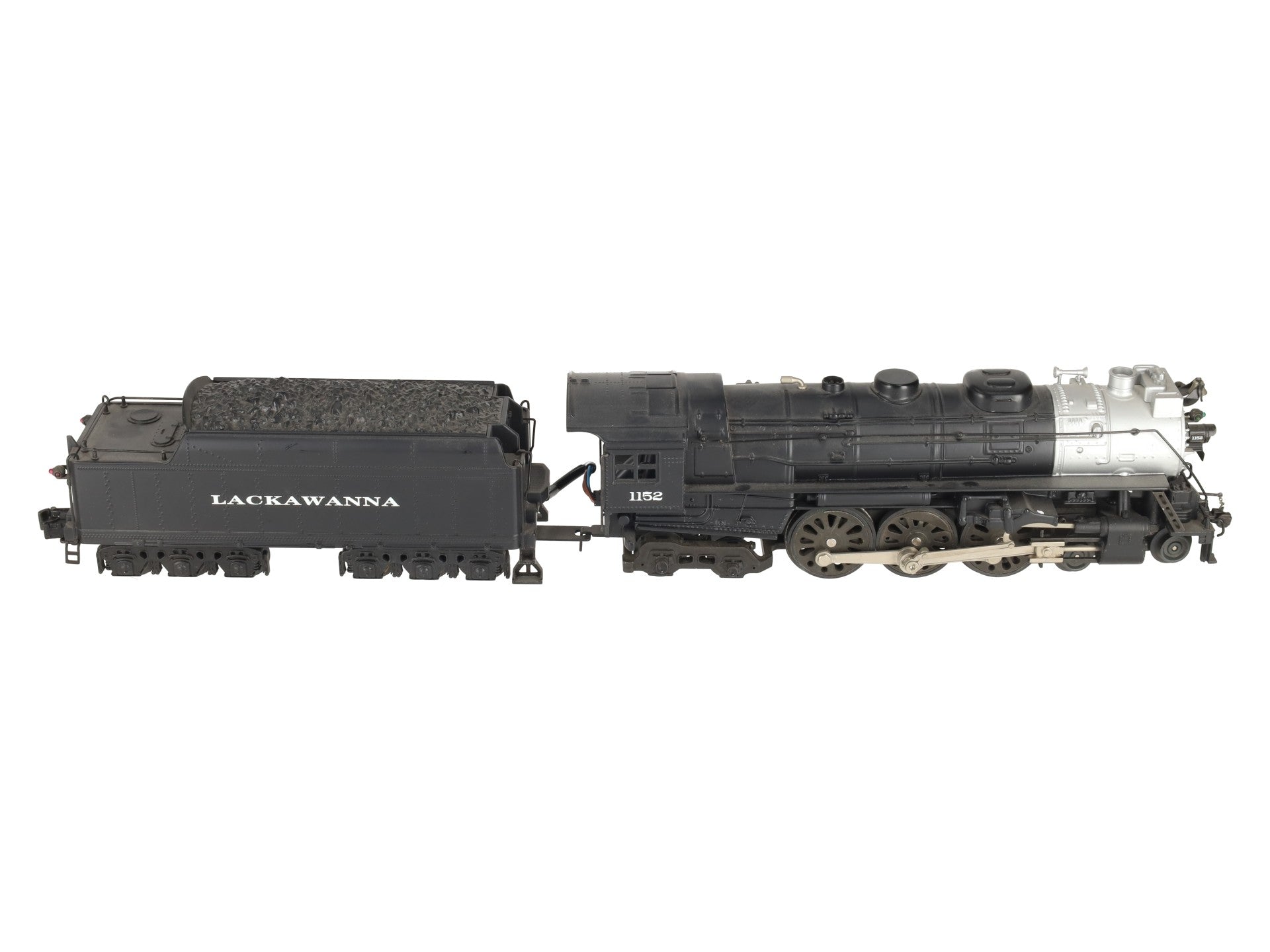 K-Line K3238-1152S Lackawanna Steam Locomotive & Tender #1152 w/ Real Sounds VG/Box