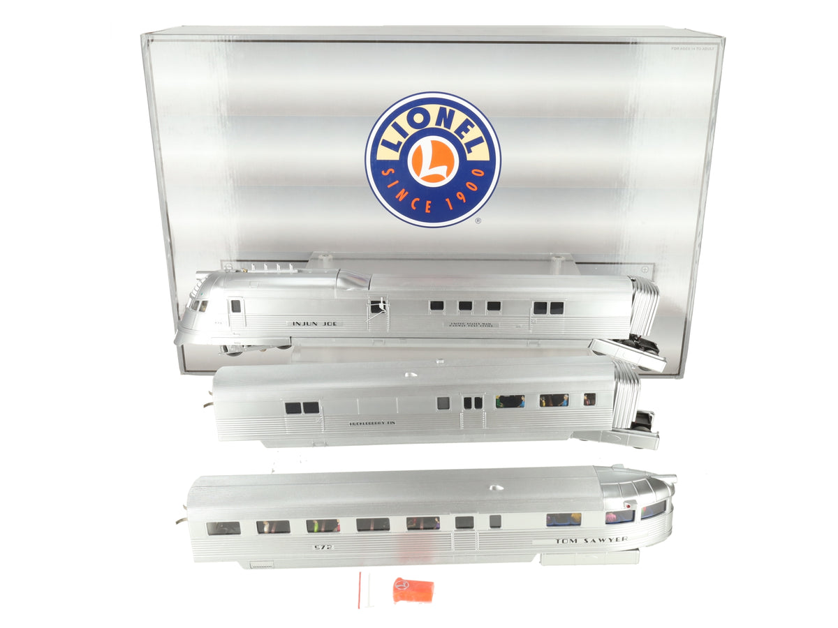 Lionel 6-38856 O Gauge Legacy Burlington Mark Twain Zephyr Diesel Train Set EX/Box