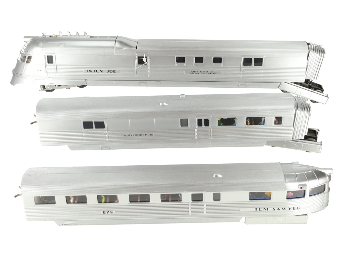 Lionel 6-38856 O Gauge Legacy Burlington Mark Twain Zephyr Diesel Train Set EX/Box