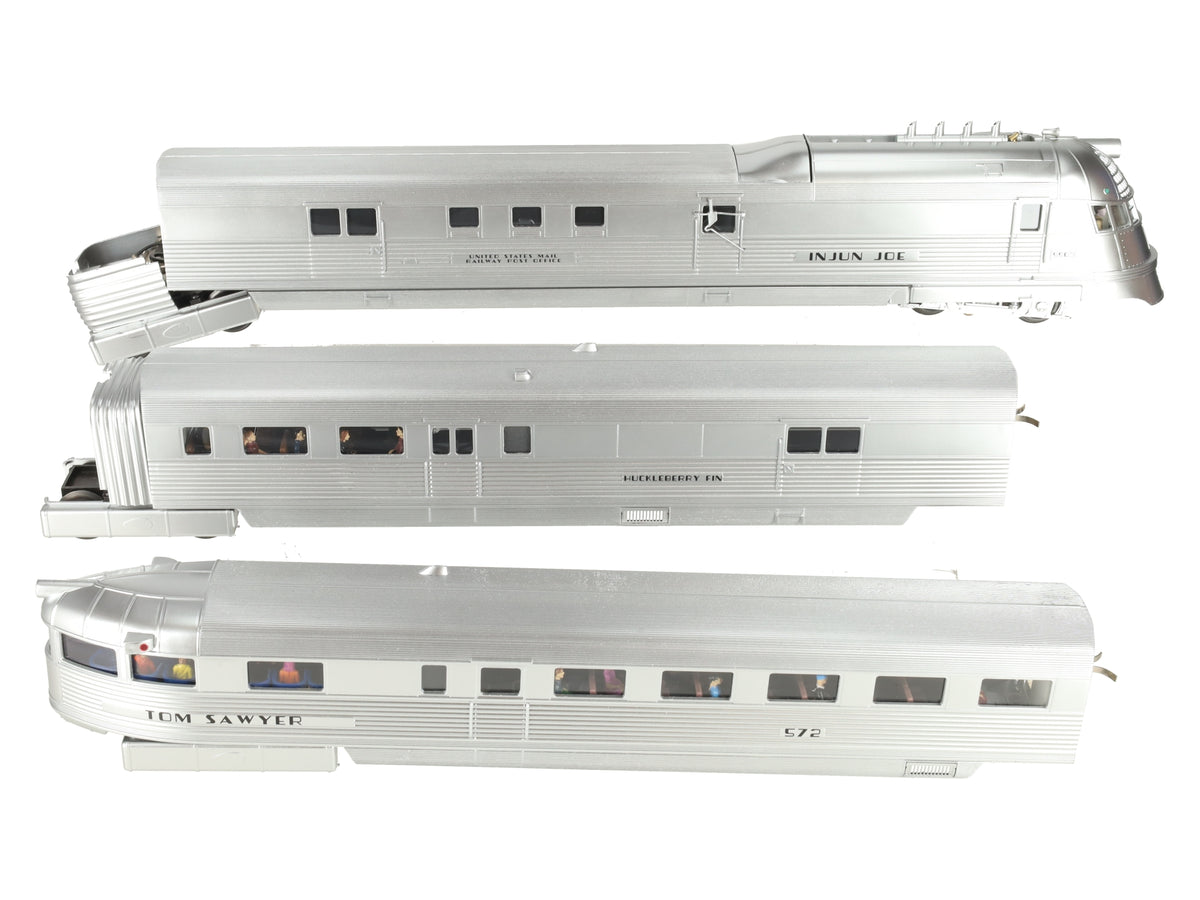 Lionel 6-38856 O Gauge Legacy Burlington Mark Twain Zephyr Diesel Train Set EX/Box