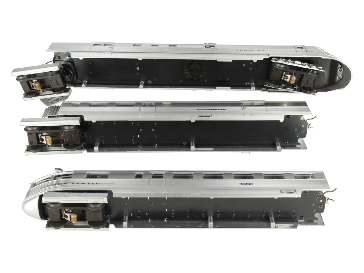 Lionel 6-38856 O Gauge Legacy Burlington Mark Twain Zephyr Diesel Train Set EX/Box