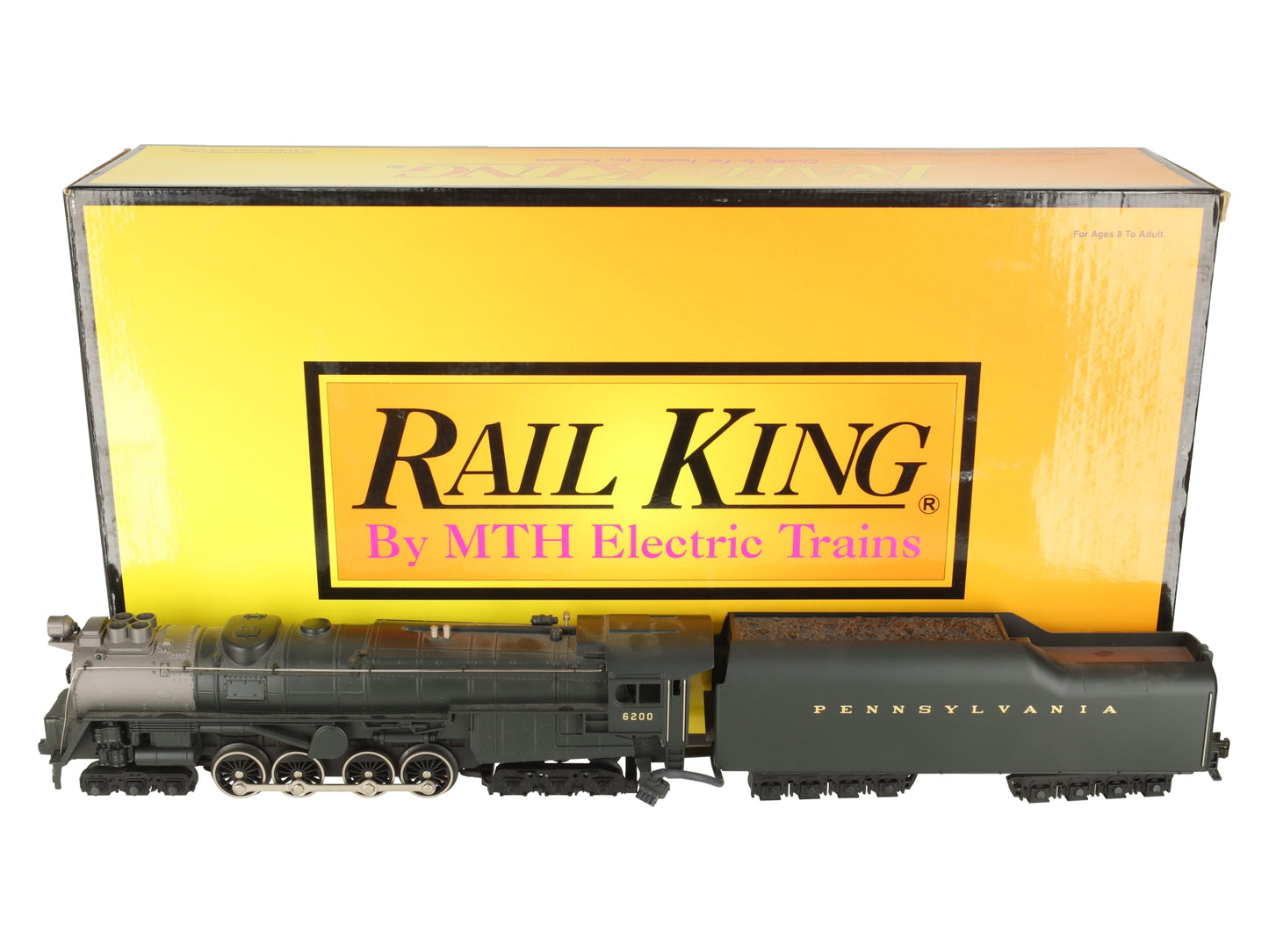 MTH 30-1149-1 O Gauge PRR 6-8-6 S2 Turbine Steam Locomotive & Tender w/PS1 EX/Box