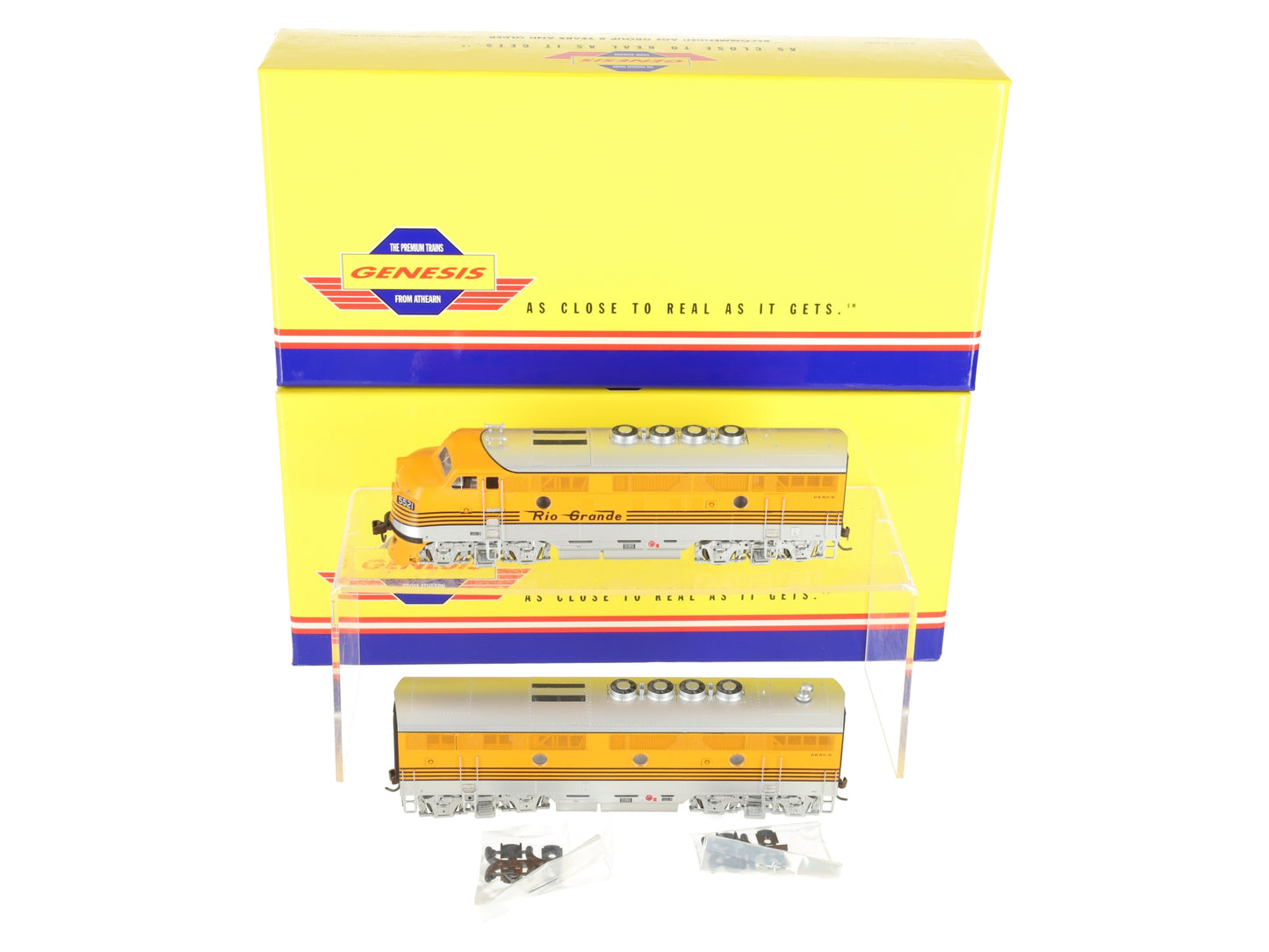 Athearn G2521 HO Scale Denver & Rio Grande Western EMD F3 AB Diesel Set LN/Box