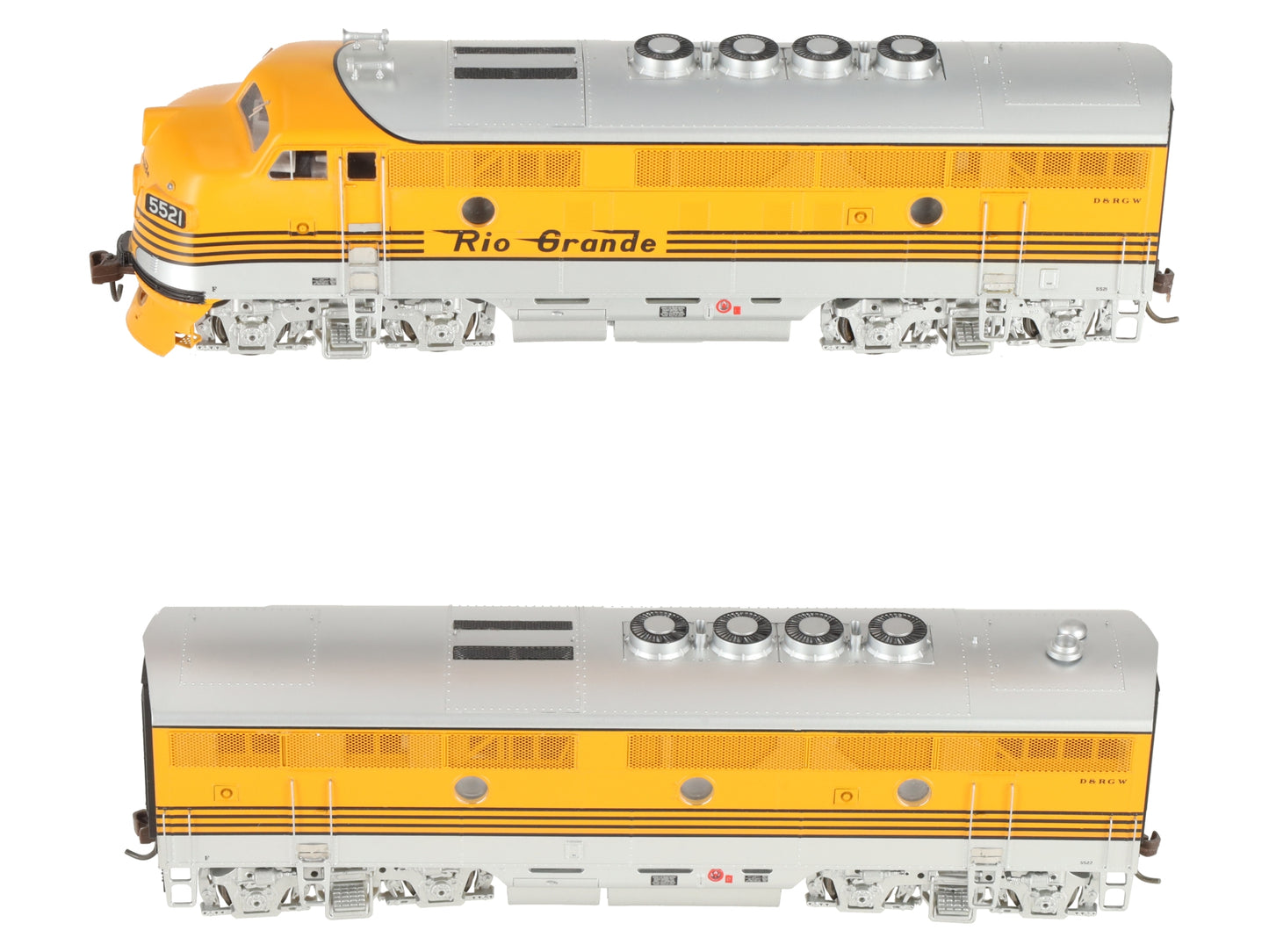 Athearn G2521 HO Scale Denver & Rio Grande Western EMD F3 AB Diesel Set LN/Box