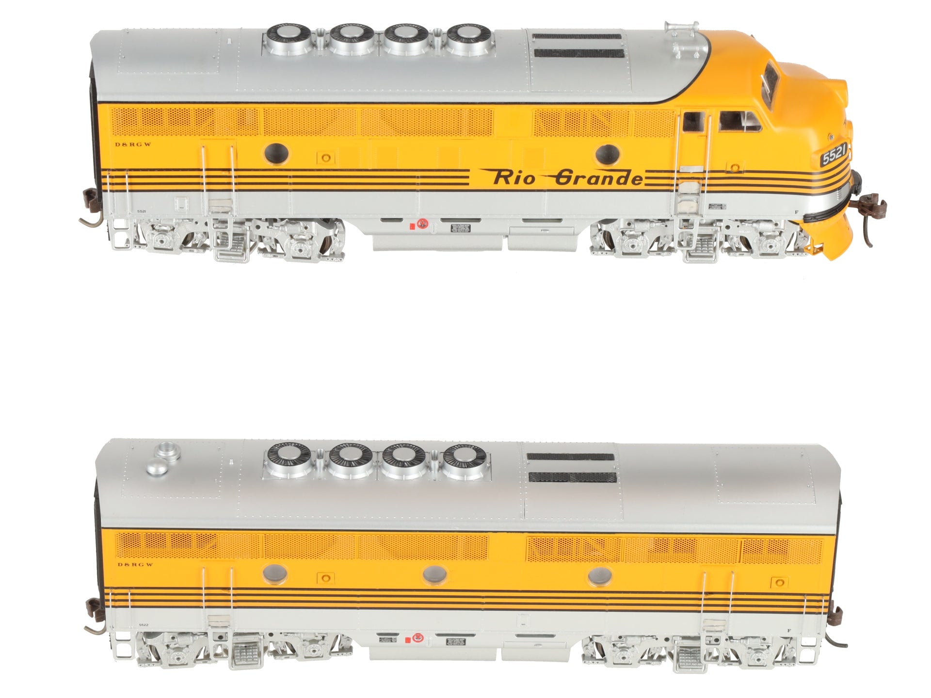 Athearn G2521 HO Scale Denver & Rio Grande Western EMD F3 AB Diesel Set LN/Box