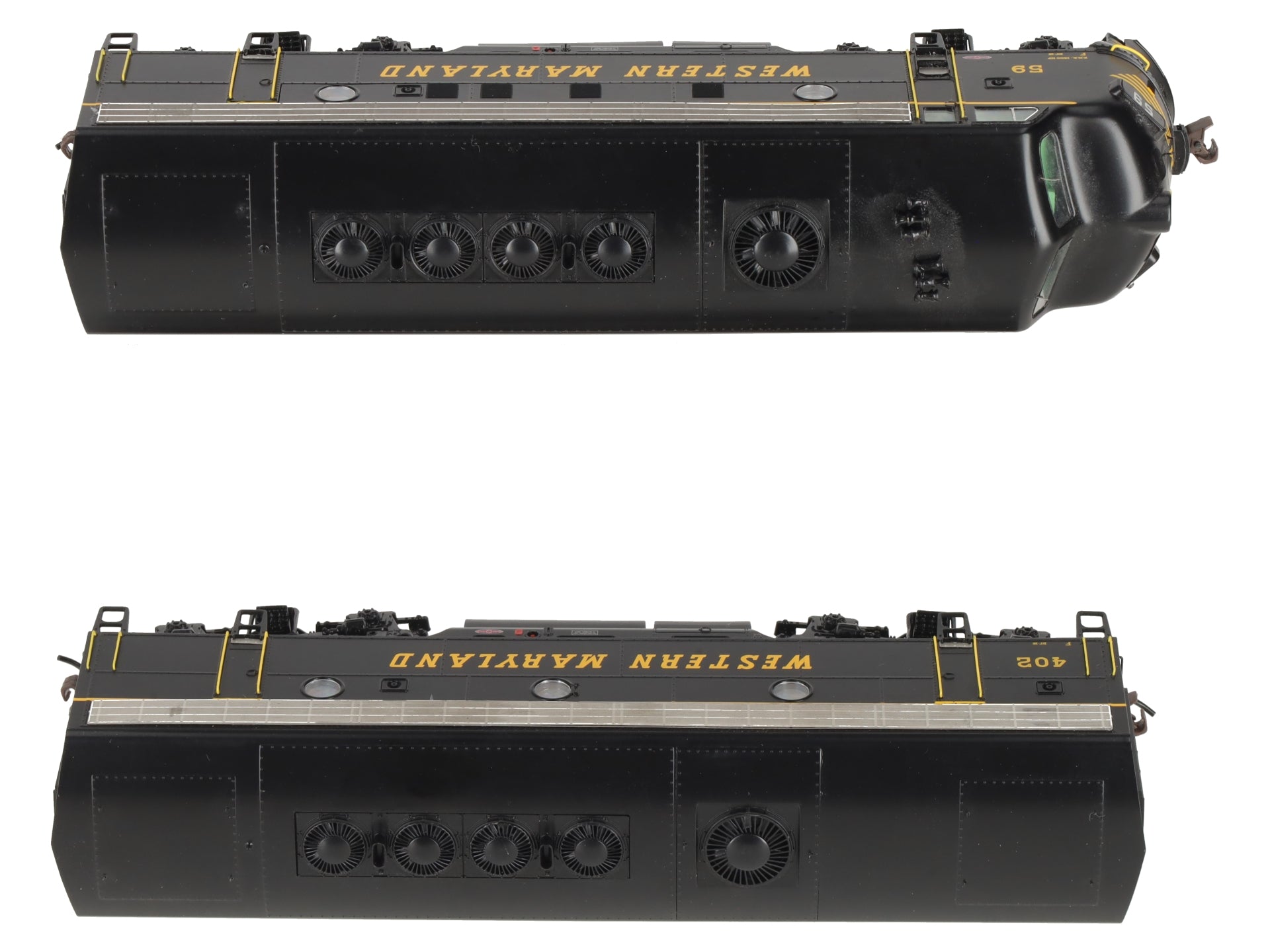 Athearn G1619 HO Scale Western Maryland F-7A/F-7B Diesel Locomotives LN/Box