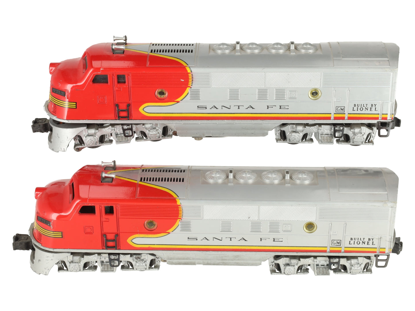 Lionel 2353 Vintage O Santa Fe F-3 AA Diesel Locomotive Set #2353 EX