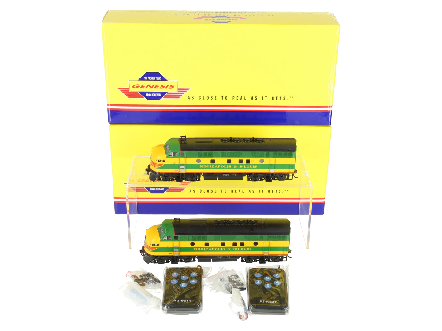 Athearn G22031 HO MSTL F-3A Freight Set #348-A/#348-C LN/Box