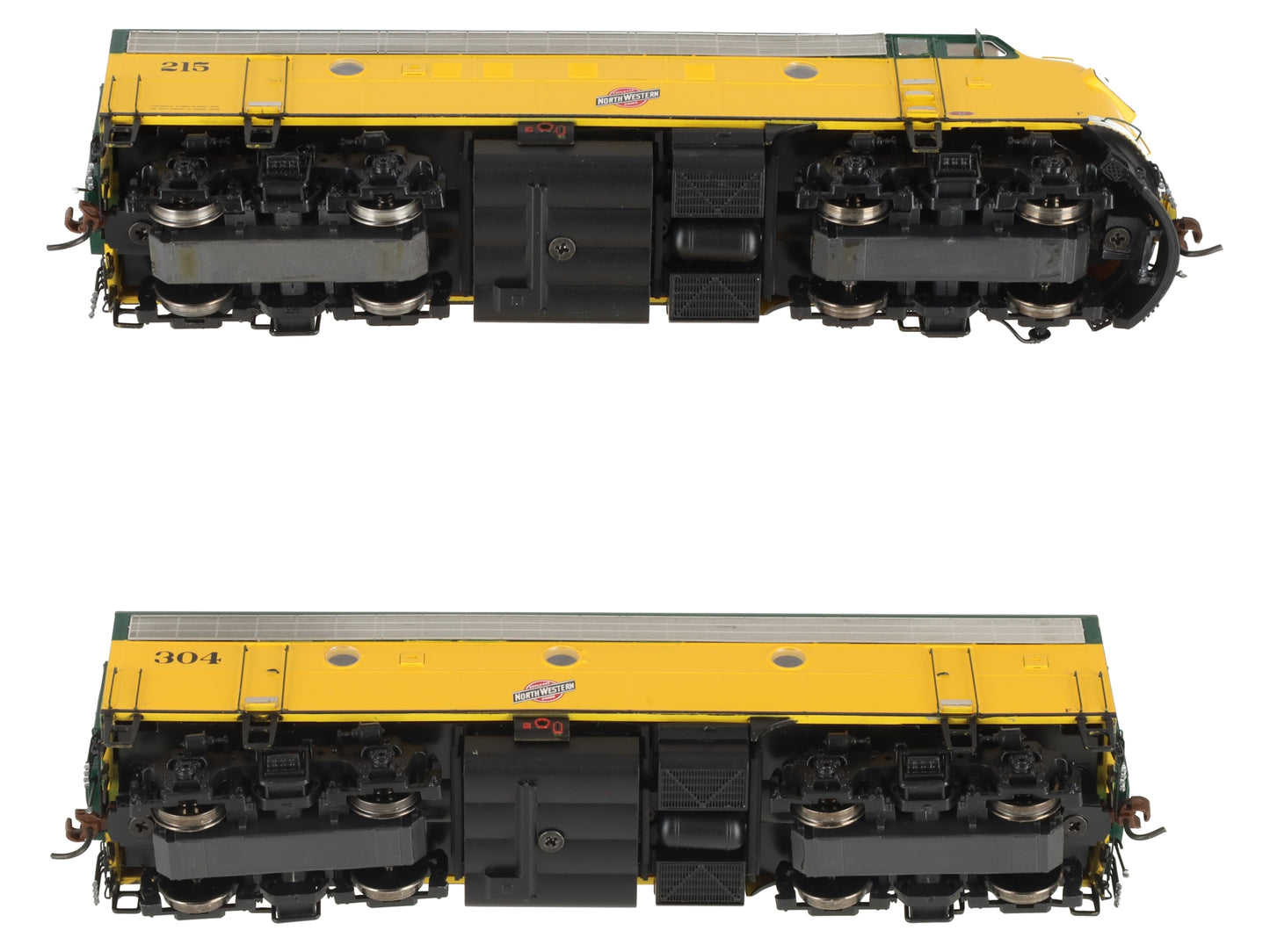 Athearn G22169 HO C&NW/Freight F-5A/F-5A Diesel Locomotive with Sound #215, #304 EX/Box