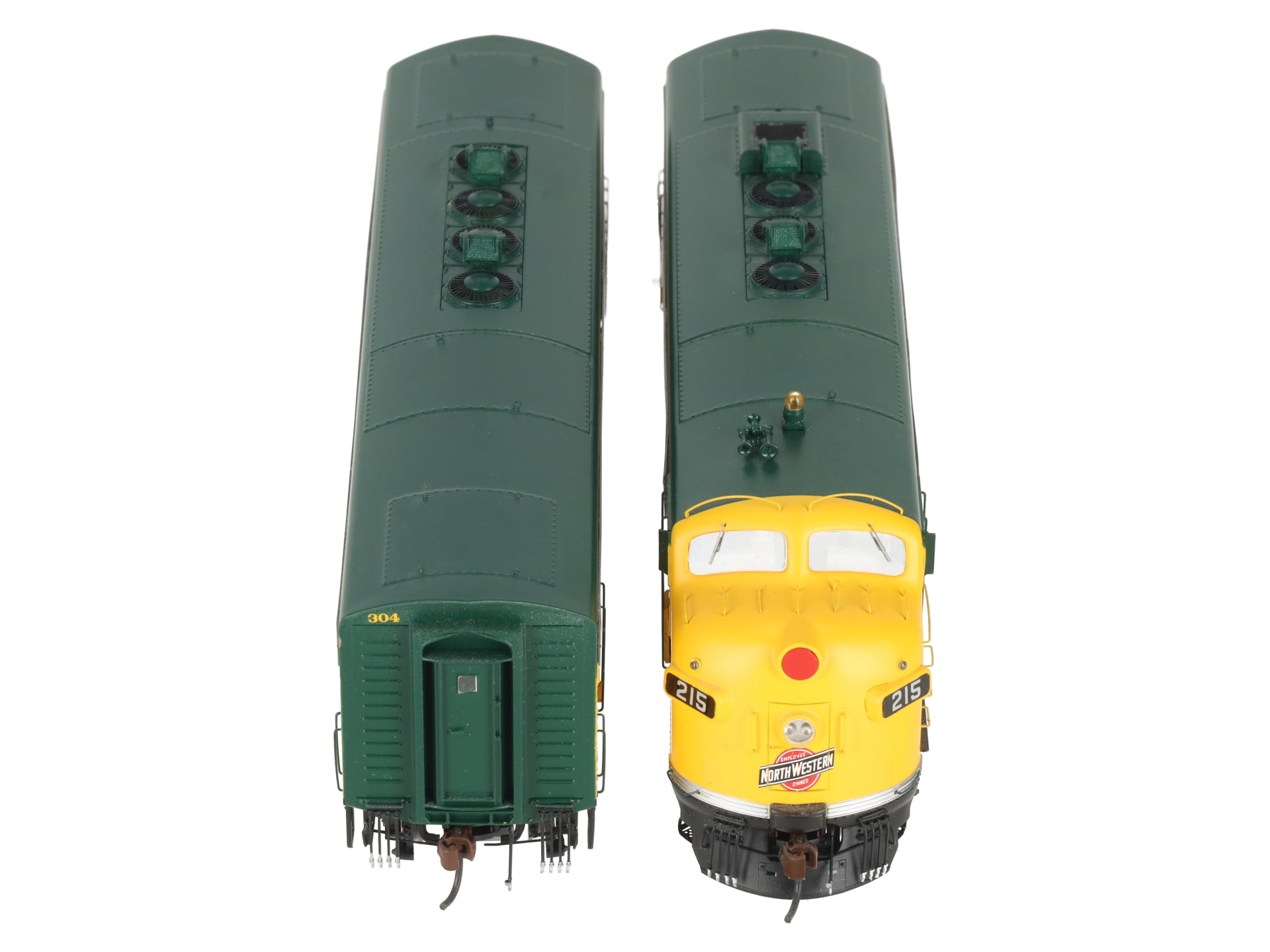 Athearn G22169 HO C&NW/Freight F-5A/F-5A Diesel Locomotive with Sound #215, #304 EX/Box