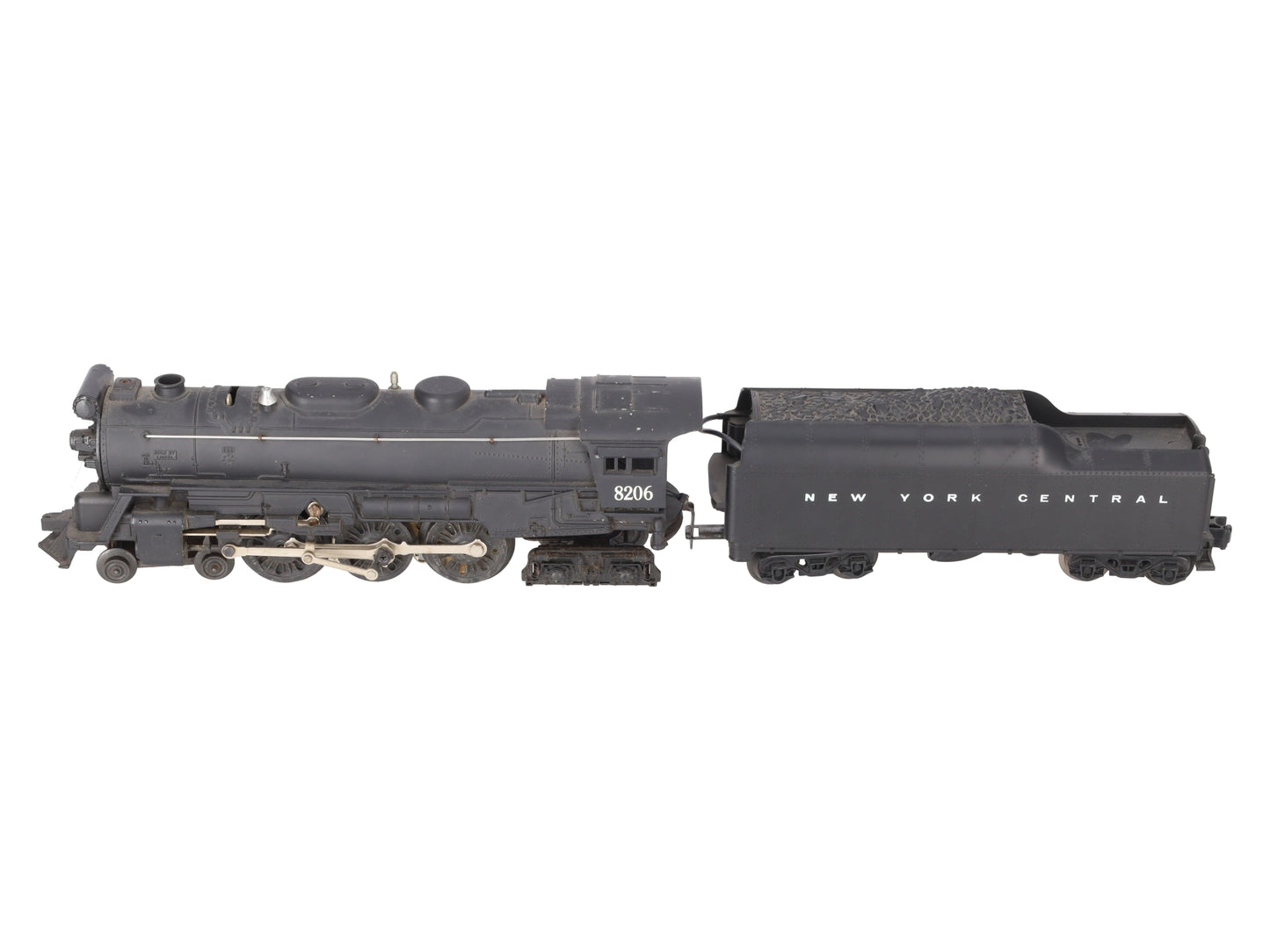 Lionel 6-8206 O Gauge New York Central 4-6-4 Steam Locomotive & Tender VG